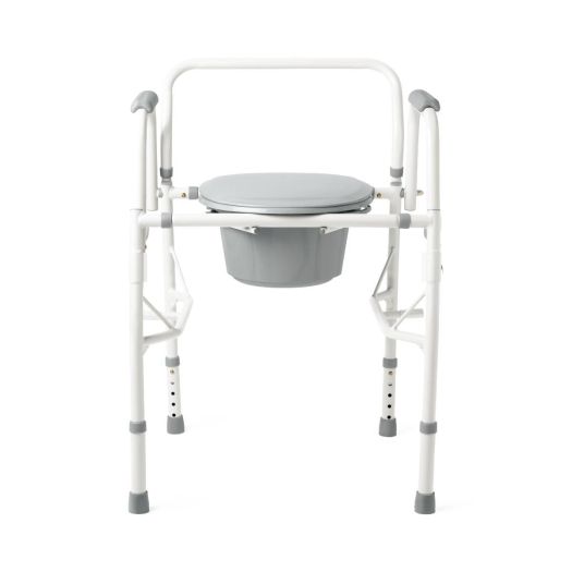 Drop-Arm Commode