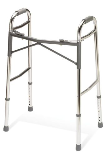 Adult Heavy-Duty Two-Button Folding Walker