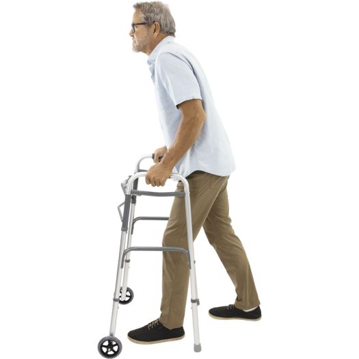 Vive Lightweight Aluminum Walker with Wheels