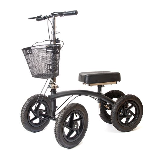 Bodymed All Terrain Knee Walker, With Four 12" Air Filled Tires, And Dual Brake,