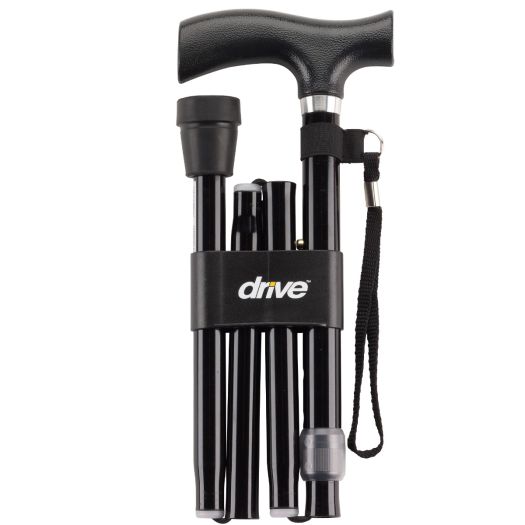 Heavy Duty Lightweight Folding Cane with T Handle