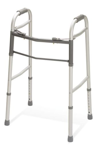 Two-Button Folding Walkers without Wheels, Standard