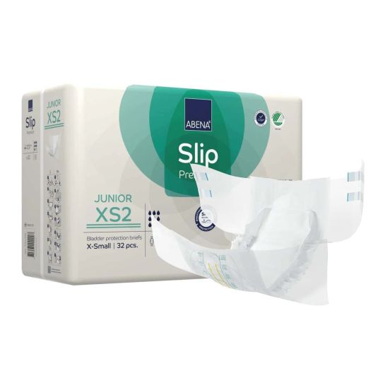 Abena Slip Premium Junior XS2 Incontinence Brief, Extra Small, Case of 128