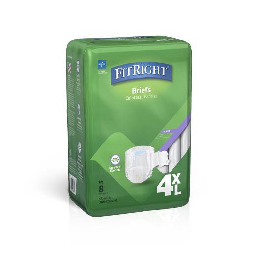 Medline FitRight Bariatric Disposable Briefs