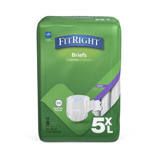 Medline FitRight Bariatric Disposable Briefs